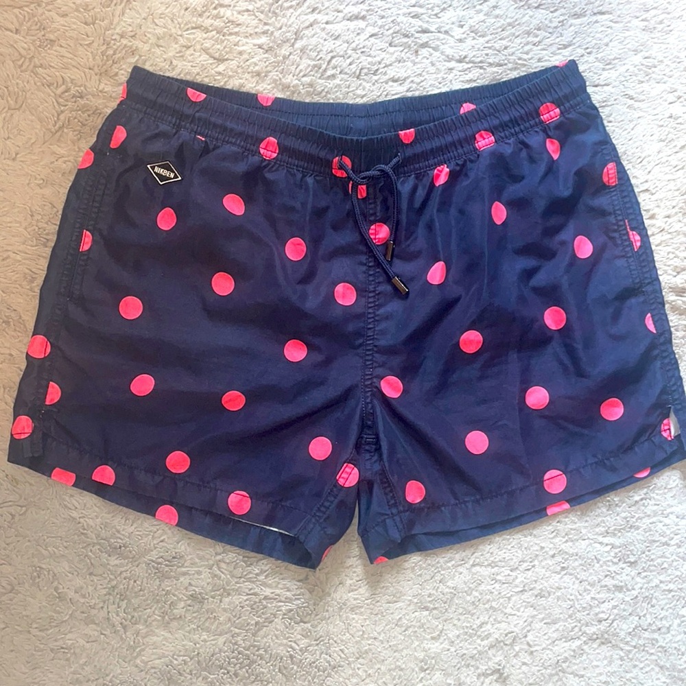 Nikben L polkadot pink swim